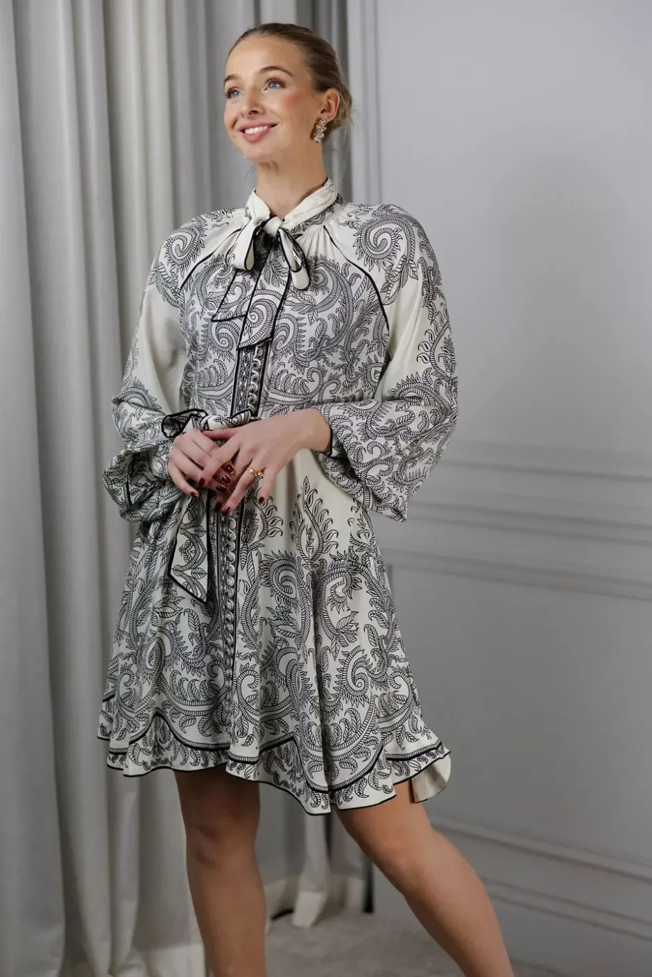 Adelaide Dress Vanilla Medici^SCARLETT POPPIES New