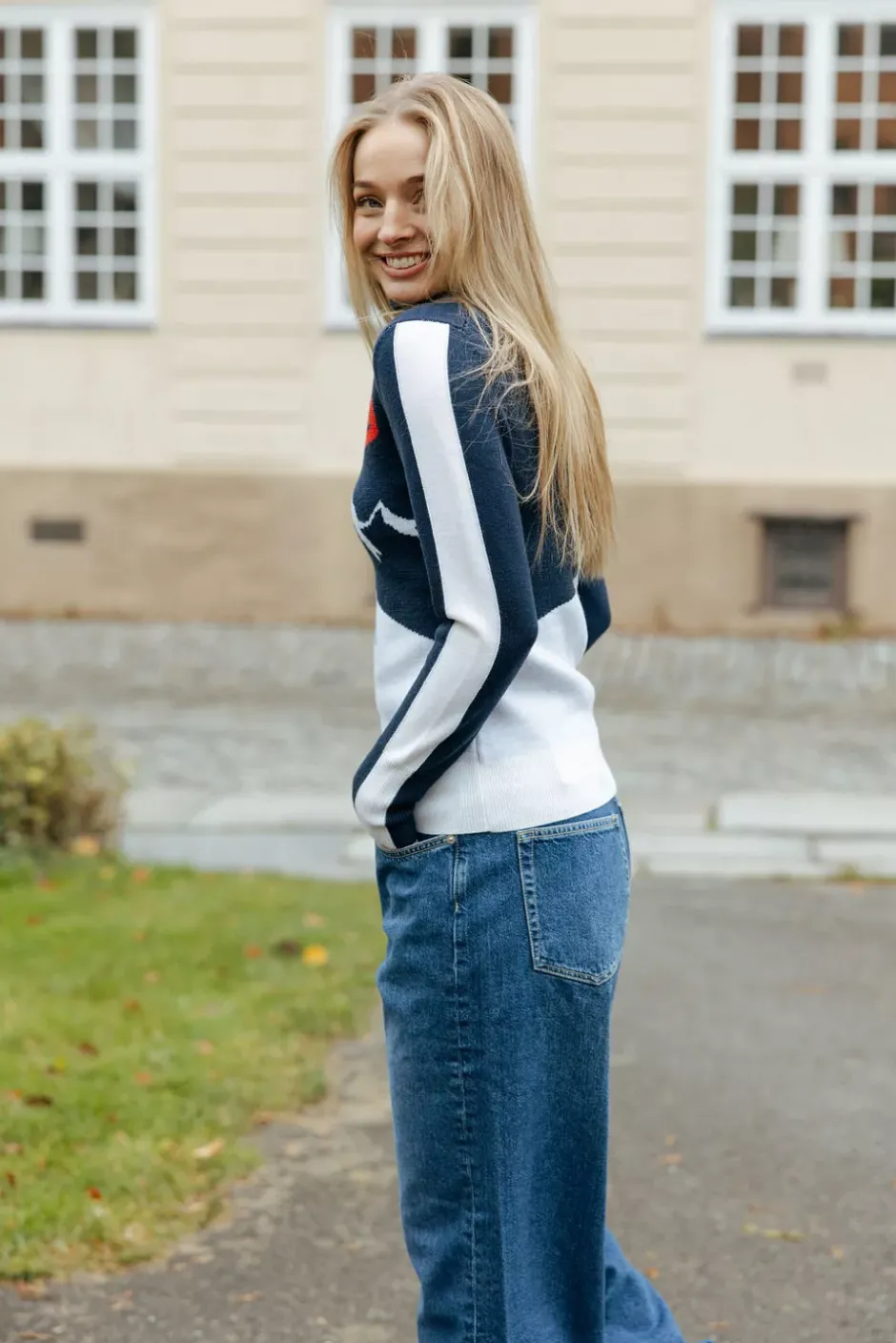 Afterski Sweater Navy Blue^WE NORWEGIANS Sale