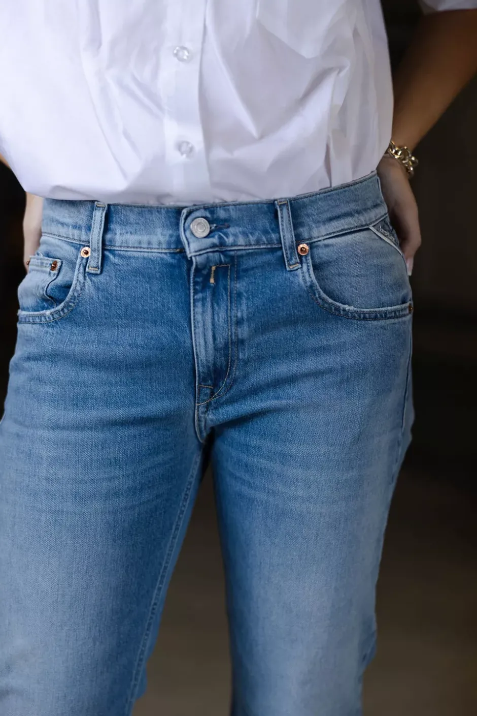 Akeme Pants Light Blue^REPLAY Best