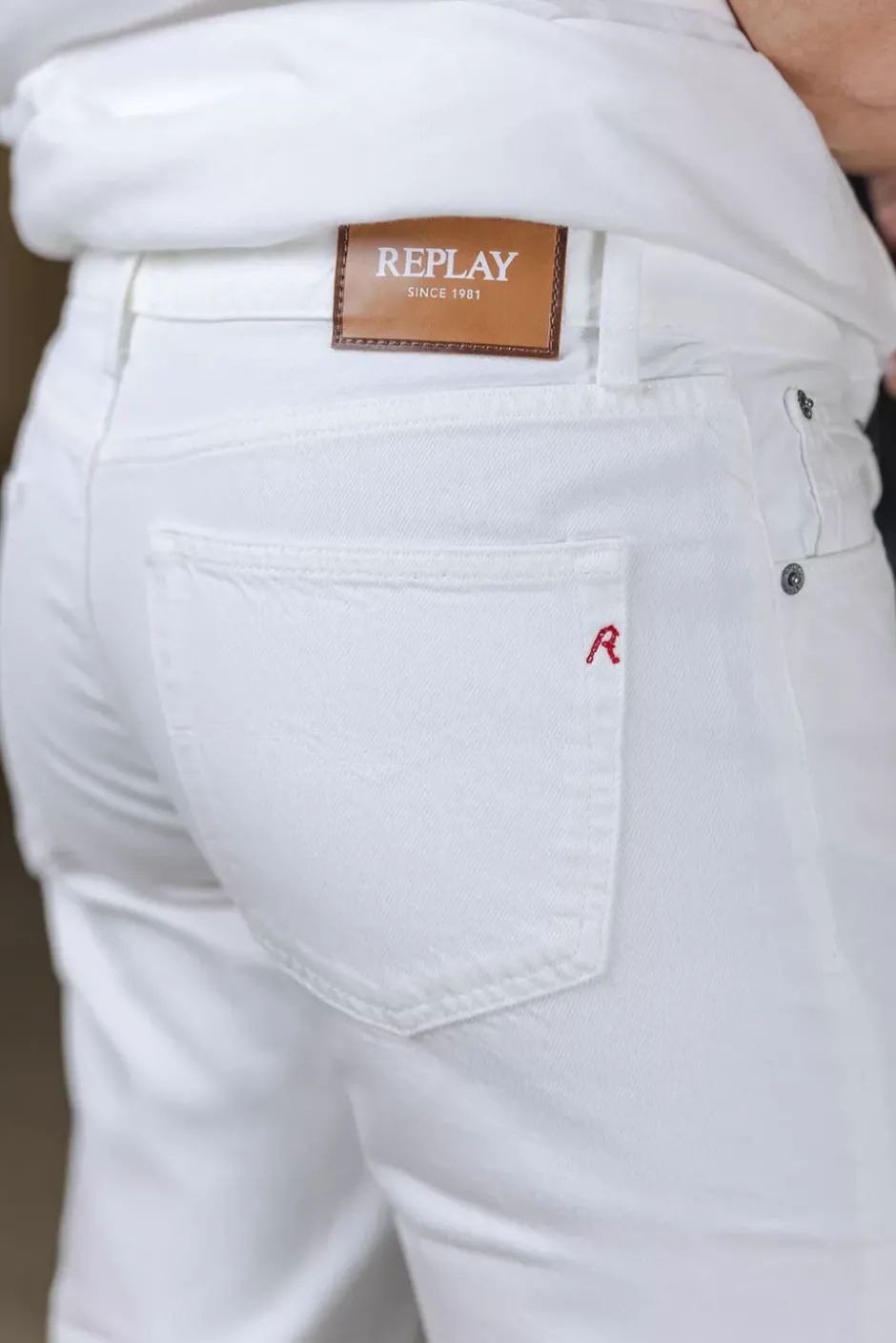 Akeme Pants Natural White^REPLAY Hot