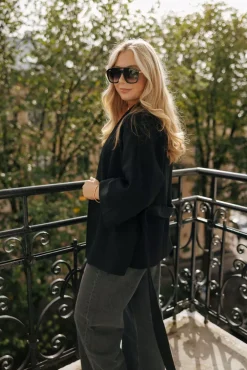 Akiko Wool Jacket Black^CHRISTIAN AKS Best