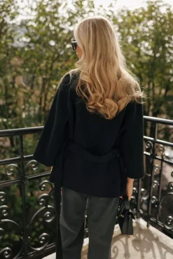 Akiko Wool Jacket Black^CHRISTIAN AKS Best