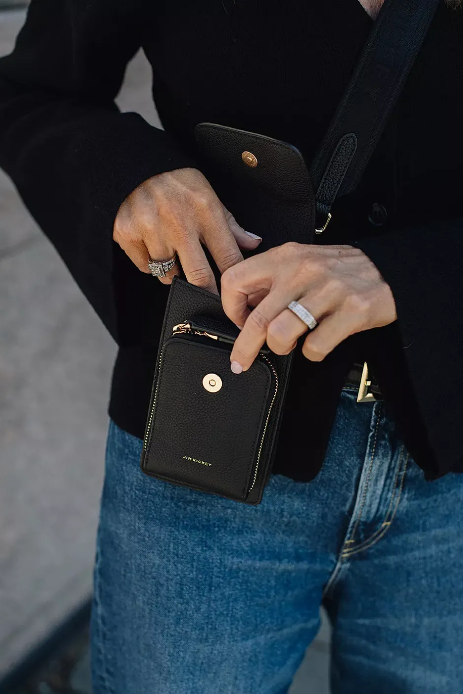 Alex Mini Bag Black/Gold^JIM RICKEY Discount