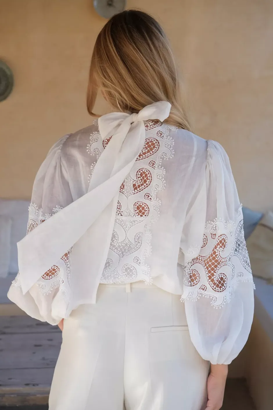 Alice Blouse White^HIIL STUDIO Clearance