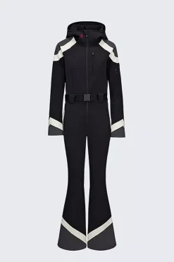 Allos One Piece Ski Suit Black/Snow White^PERFECT MOMENT Outlet