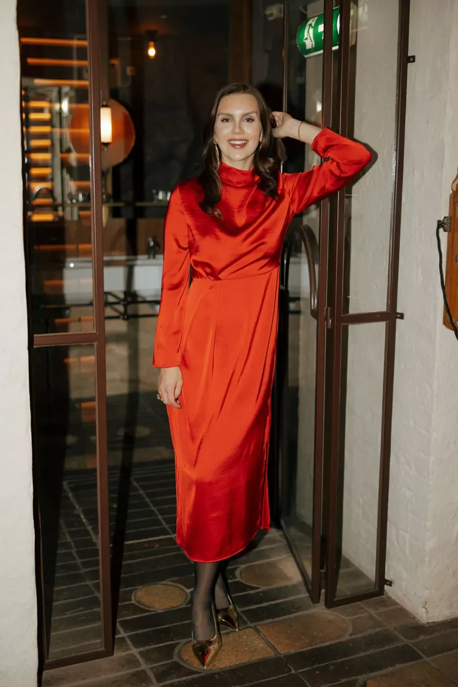 Alora Dress Goji Berry^HIIL STUDIO Hot