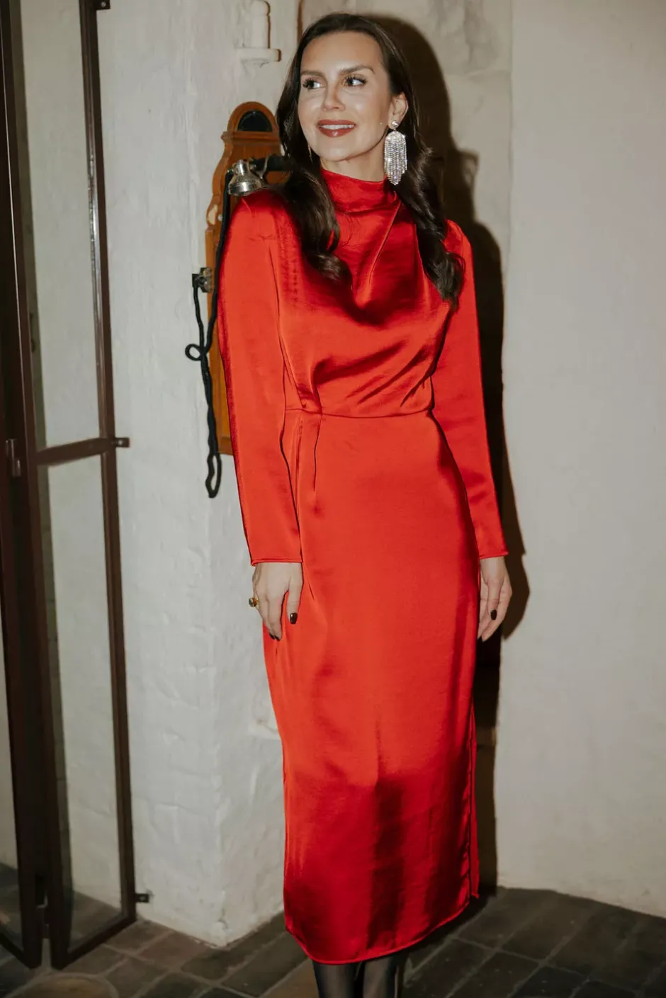 Alora Dress Goji Berry^HIIL STUDIO Hot