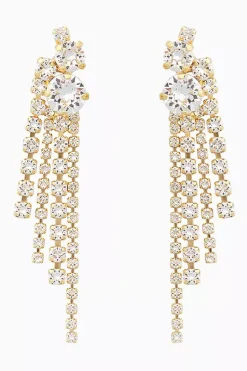 Amy Earrings Gold Crystal^CAROLINE SVEDBOM Online