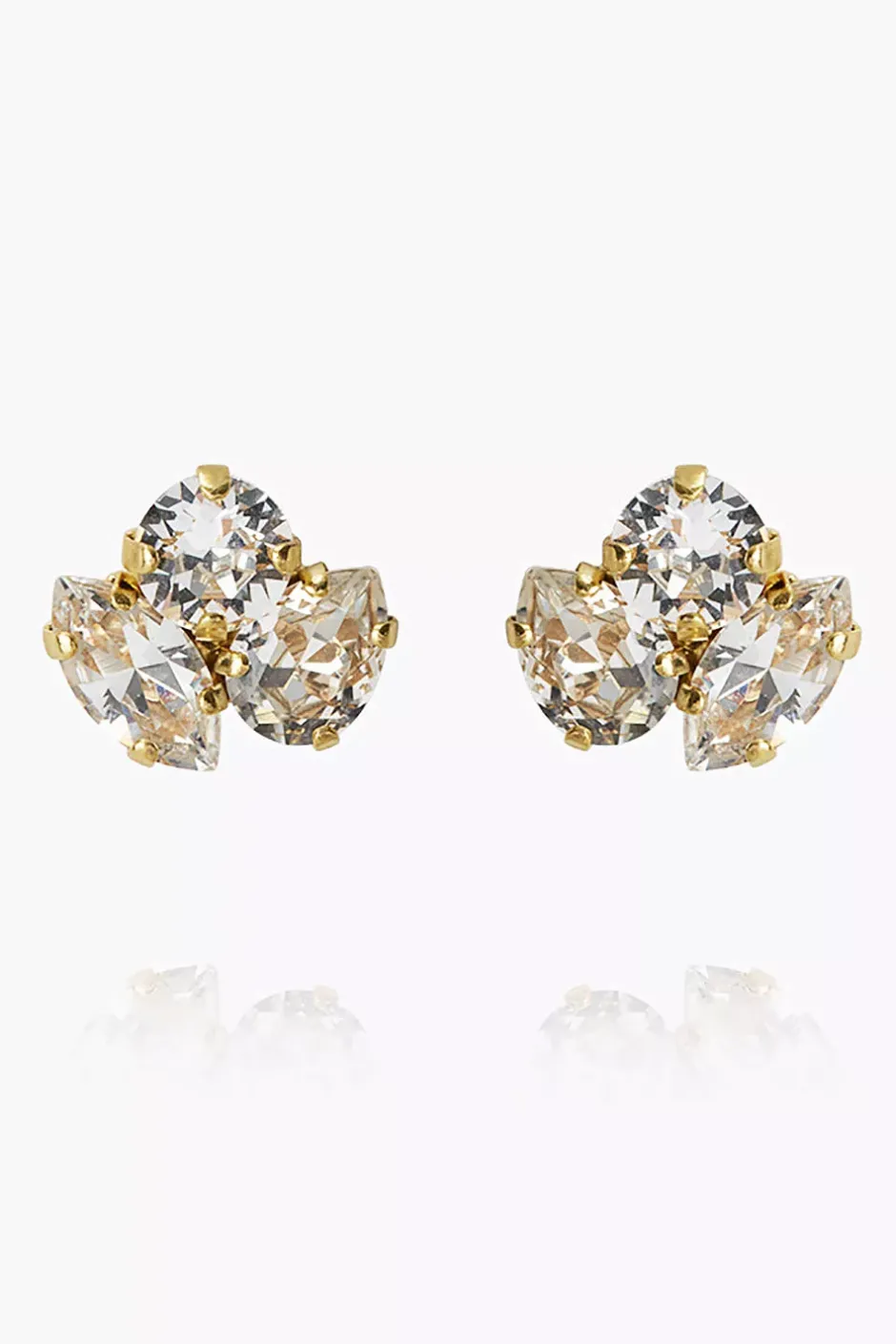 Ana Earrings Gold Crystal^CAROLINE SVEDBOM Online
