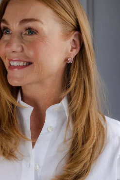 Ana Earrings Gold Soft Pink^CAROLINE SVEDBOM Sale