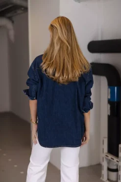 Angela Shirt Dark Blue Vintage^JEANERICA Outlet
