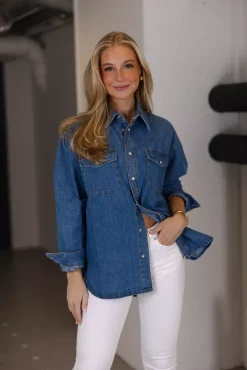 Angela Shirt Light Blue Vintage^JEANERICA Outlet