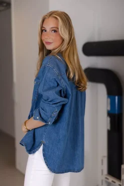 Angela Shirt Light Blue Vintage^JEANERICA Outlet