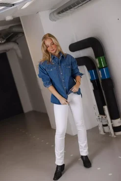 Angela Shirt Light Blue Vintage^JEANERICA Outlet