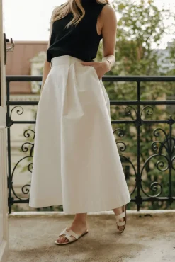 Anna Cotton Skirt White^CARMA Outlet