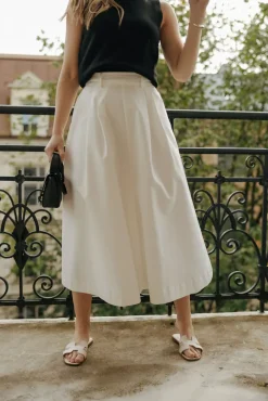 Anna Cotton Skirt White^CARMA Outlet