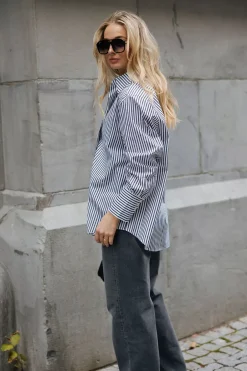 Asymmetric Shirt Black White^DAGMAR Best