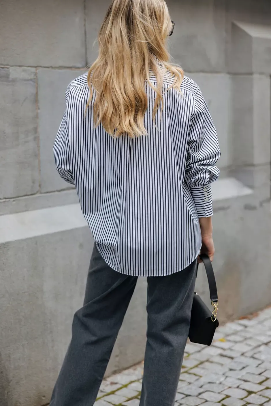 Asymmetric Shirt Black White^DAGMAR Best