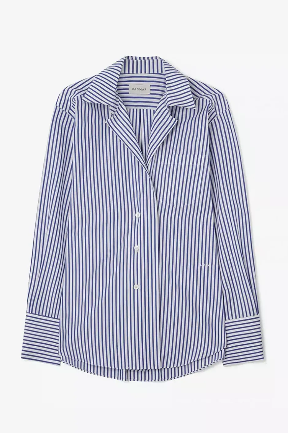 Asymmetric Shirt Deep Blue/White^DAGMAR Outlet