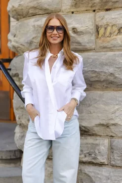 Asymmetric Shirt White^DAGMAR Sale
