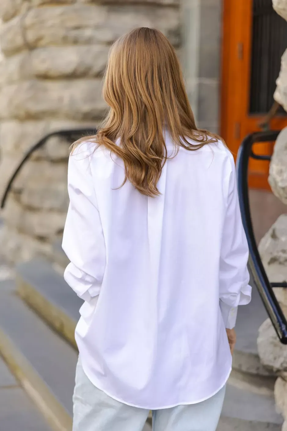 Asymmetric Shirt White^DAGMAR Sale