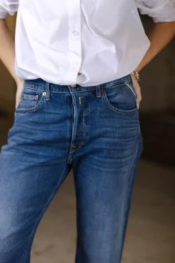 Aubry Pants Medium Blue^REPLAY Hot