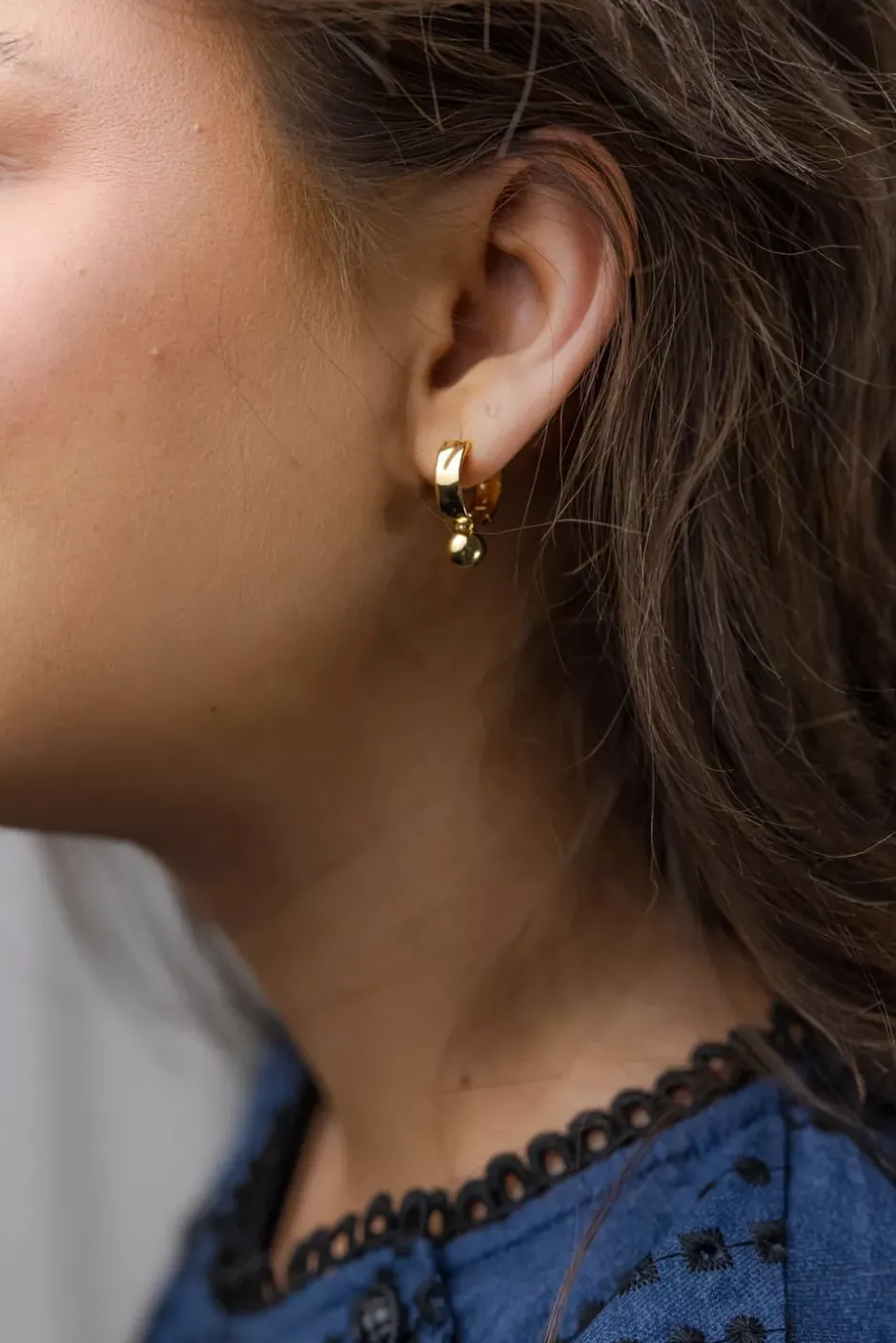 Avaya Hoops Gold^ENAMEL COPENHAGEN New
