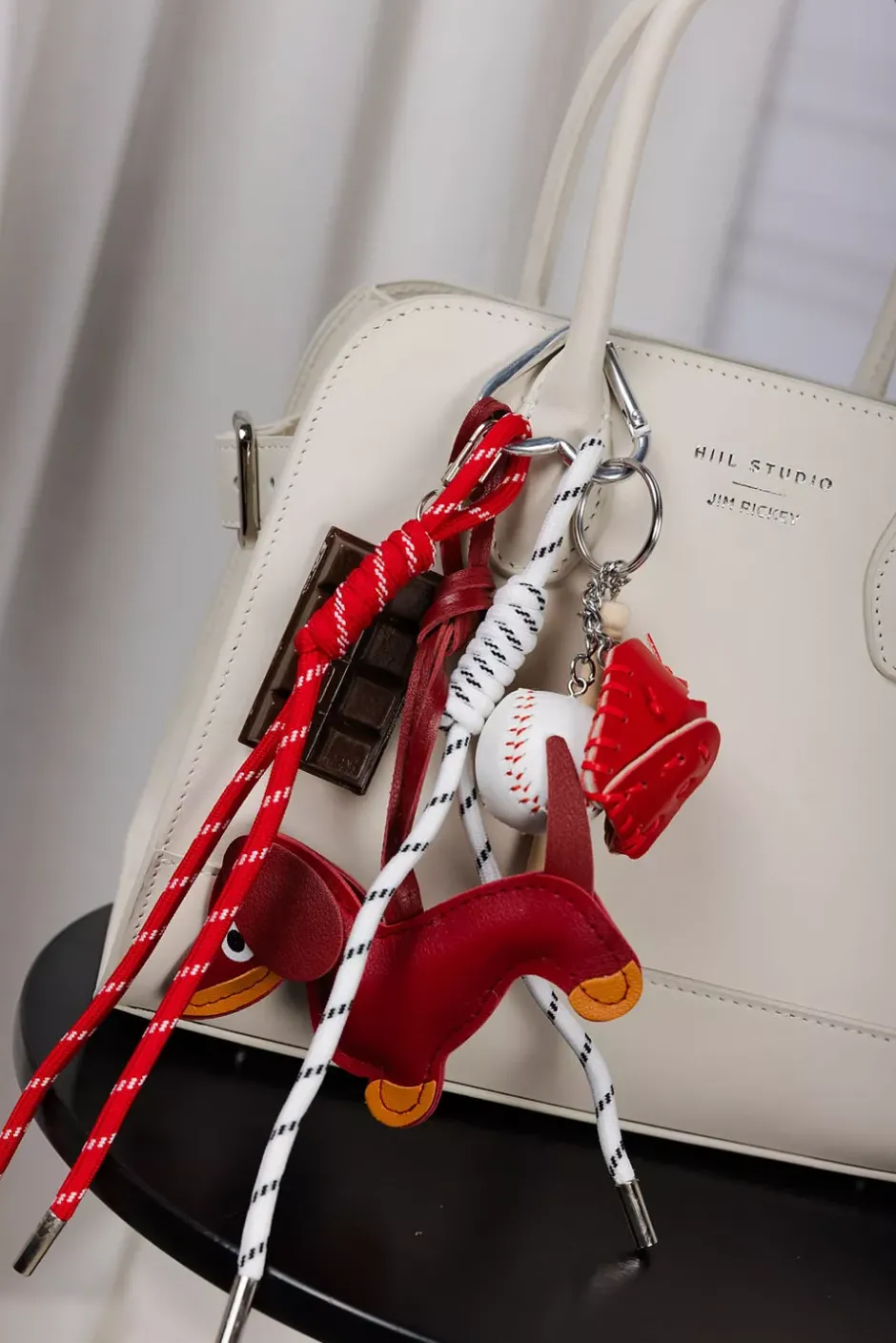 Bag Charms Red^HIIL STUDIO Clearance