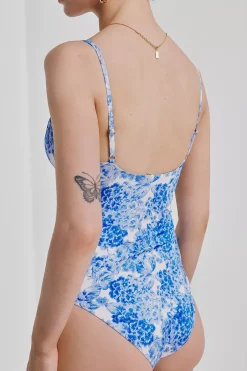 Balconette Swimsuit Azure Meadow^BY TIMO Hot