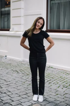 Bamboo T-shirt Black^THE PRODUCT New