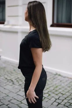 Bamboo T-shirt Black^THE PRODUCT New