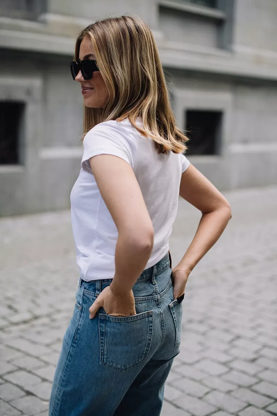 Bamboo T-shirt White^THE PRODUCT Discount