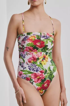 Bandeau Swimsuit Daylight Bloom^BY TIMO Online