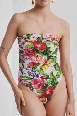 Bandeau Swimsuit Daylight Bloom^BY TIMO Online