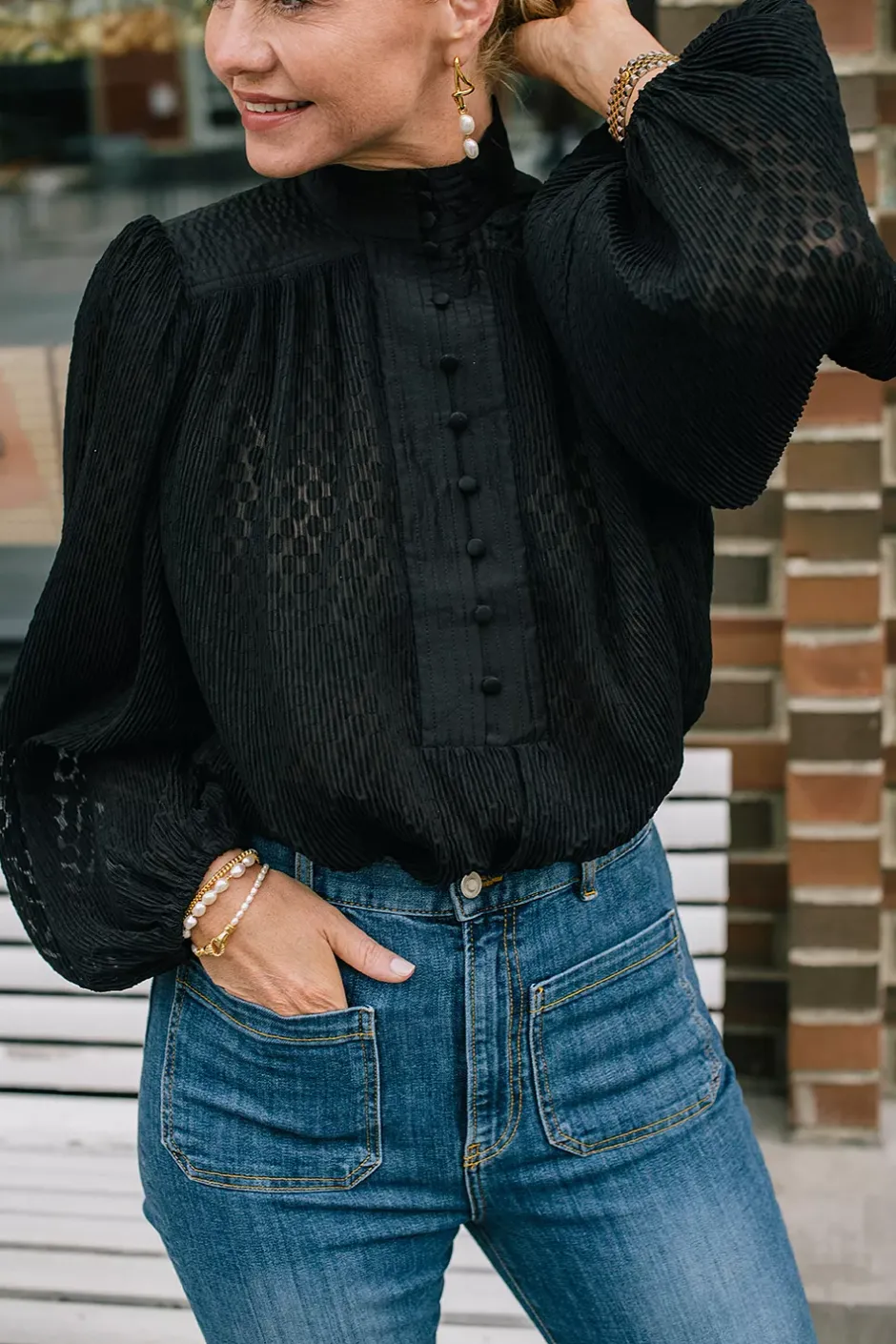 Barolo Blouse Black^HIIL STUDIO Online