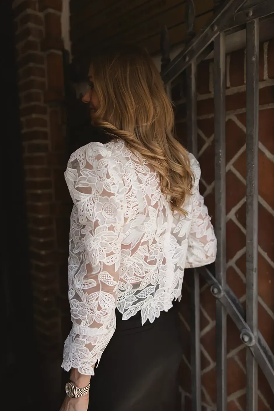 Beauty Blouse White^HIIL STUDIO Sale