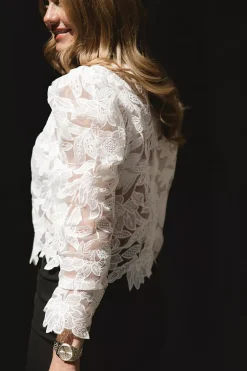 Beauty Blouse White^HIIL STUDIO Sale