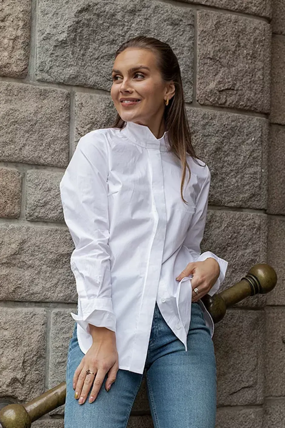 Becca Shirt Optic White^HIIL STUDIO Clearance
