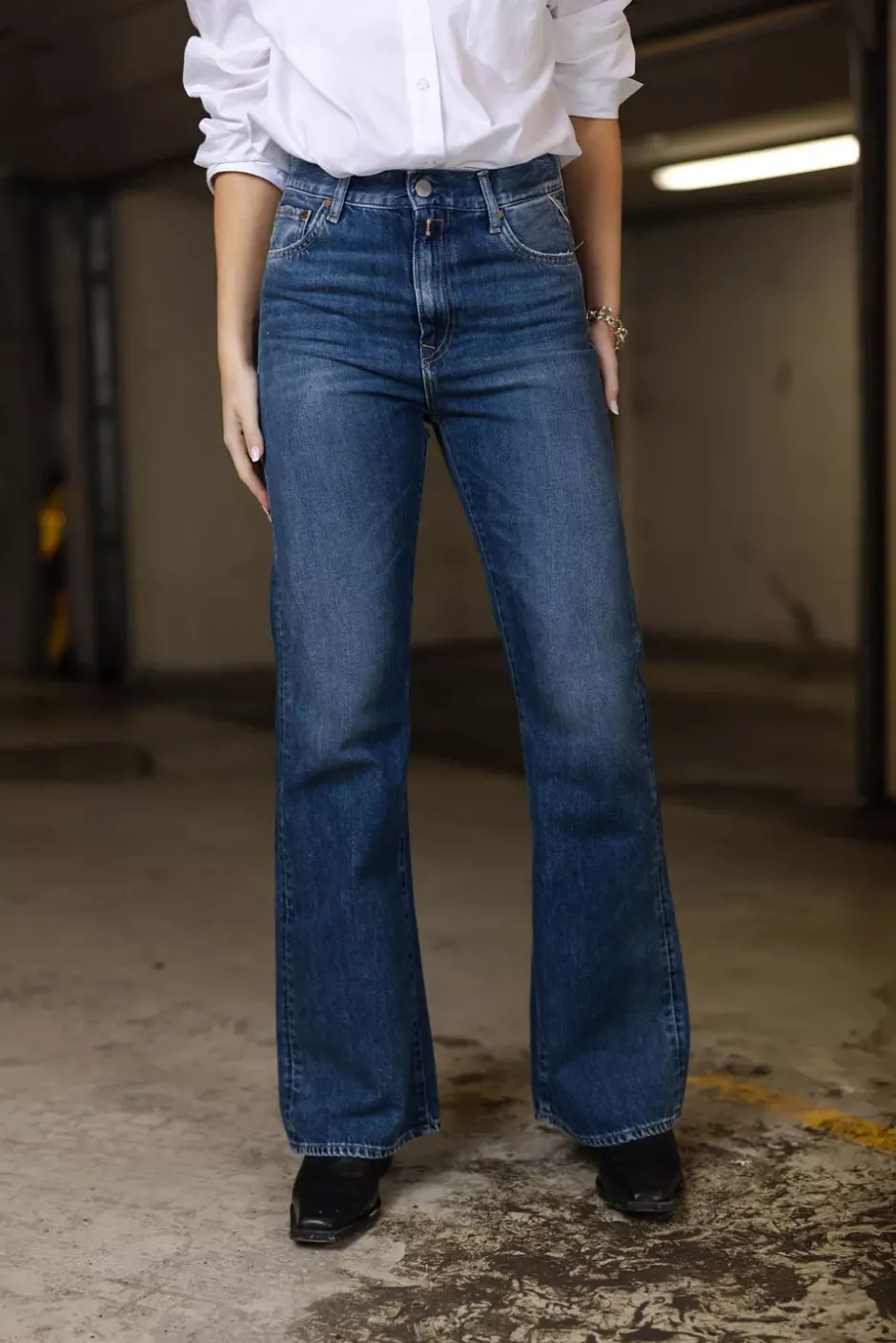Becka Pants Medium Blue^REPLAY New