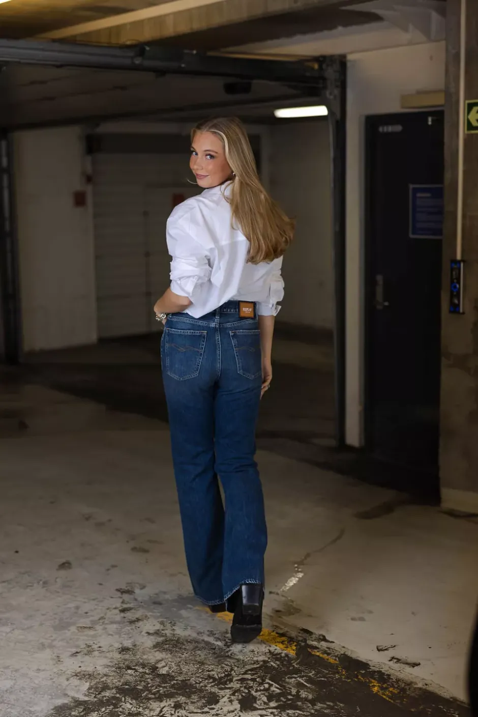 Becka Pants Medium Blue^REPLAY New