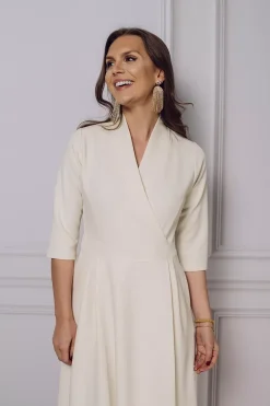 Bertine Dress Creme^HIIL STUDIO Clearance