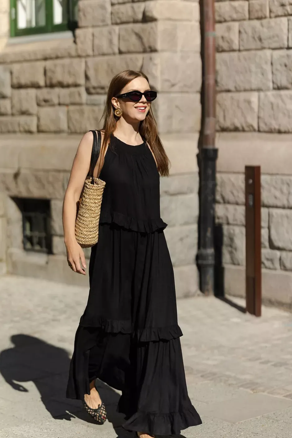 Bianca Long Dress Black^NECTAR Discount