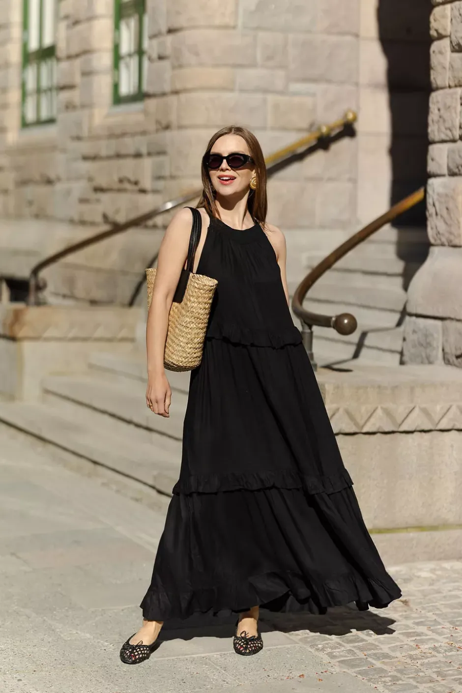 Bianca Long Dress Black^NECTAR Discount