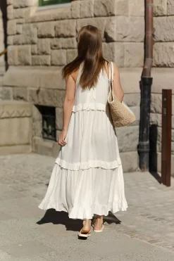 Bianca Long Dress Creme^NECTAR Discount