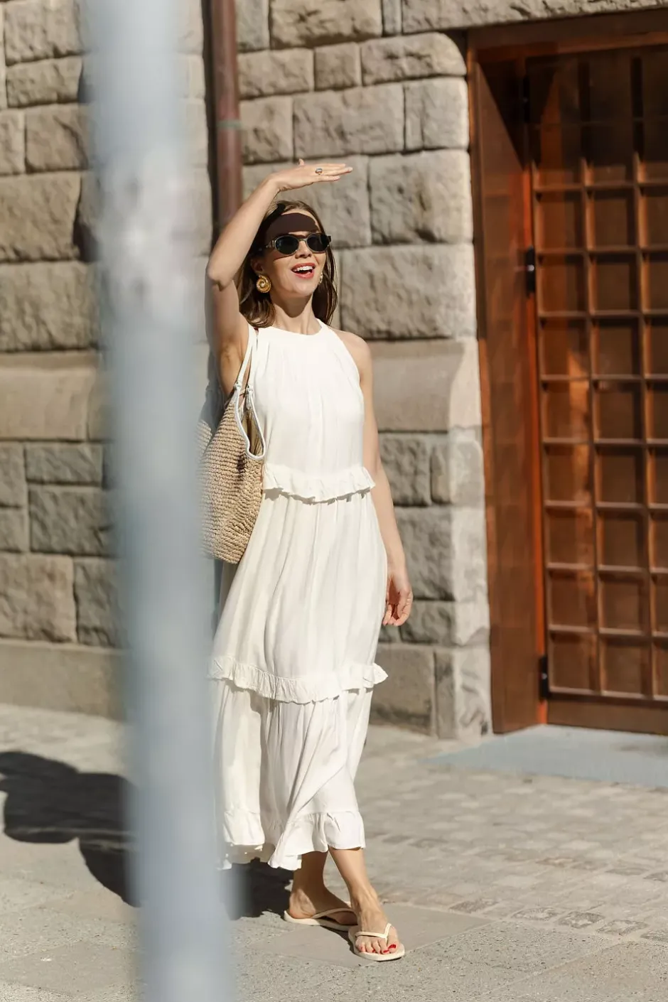 Bianca Long Dress Creme^NECTAR Discount