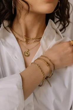 Big Link Bracelet Gold^HIIL STUDIO JEWELRY Outlet