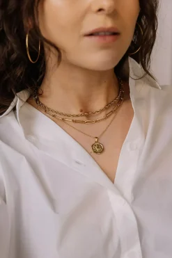 Big Link Necklace Gold^HIIL STUDIO JEWELRY Hot
