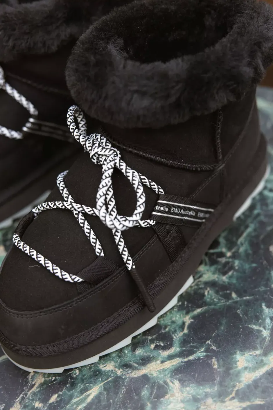 Blurred Micro Boots Black^EMU Best