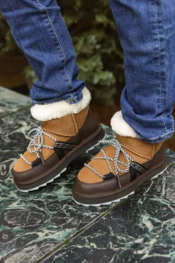Blurred Micro Boots Chestnut^EMU Clearance