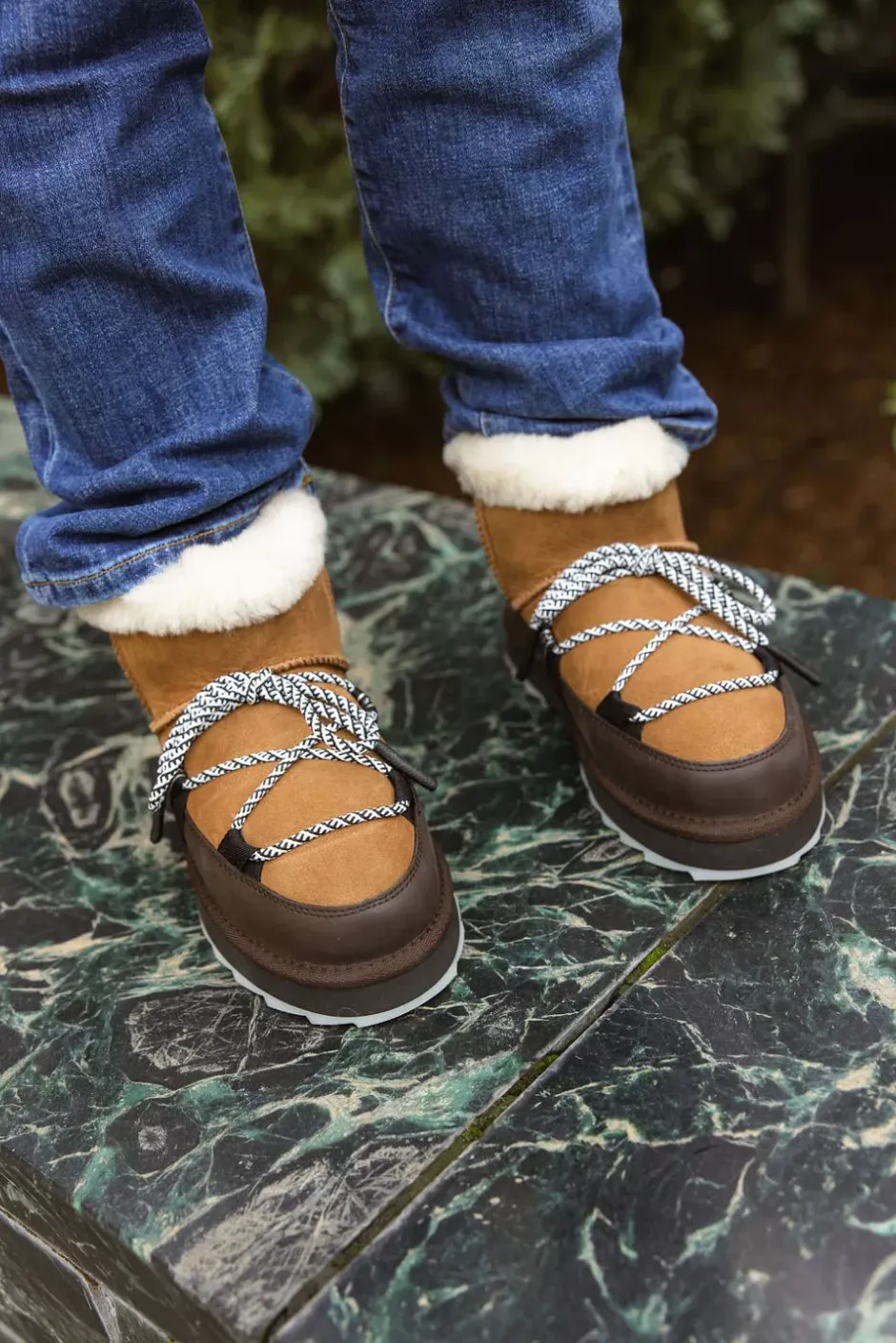 Blurred Micro Boots Chestnut^EMU Clearance